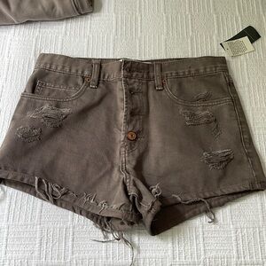 Abercrombie High Rise Shorts